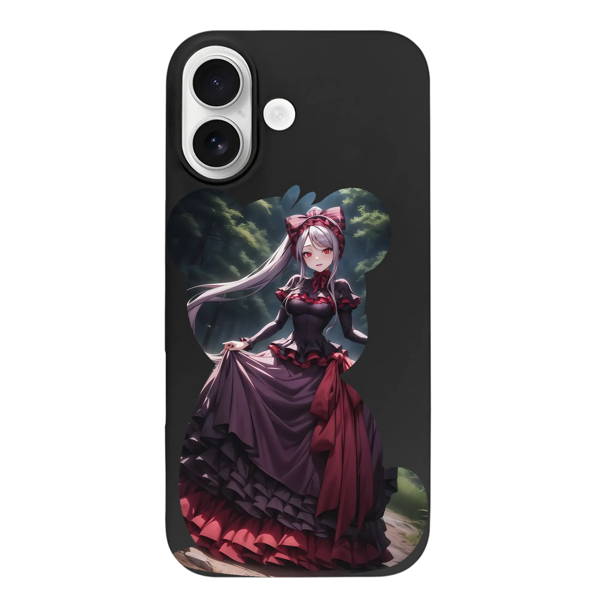 オーバーロード グッズ シャルティア・ブラッドフォールン - iPhone 17 シリーズ シリコンケース 薄型 耐衝撃 指紋防止 ソフトタッチカバー 精密フィット 傷防止 保護ケース iPhone 17/17 Air/17 Pro/17 Pro Max 対応